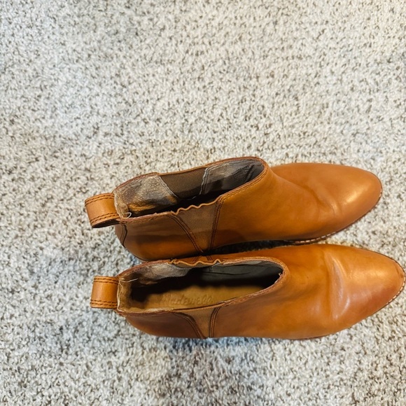 MADEWELL The Carina Boot Tan Leather Women’s Size 7.5 - Picture 9 of 10